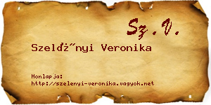 Szelényi Veronika névjegykártya