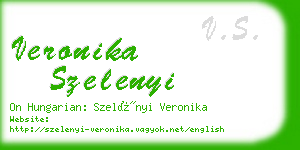 veronika szelenyi business card